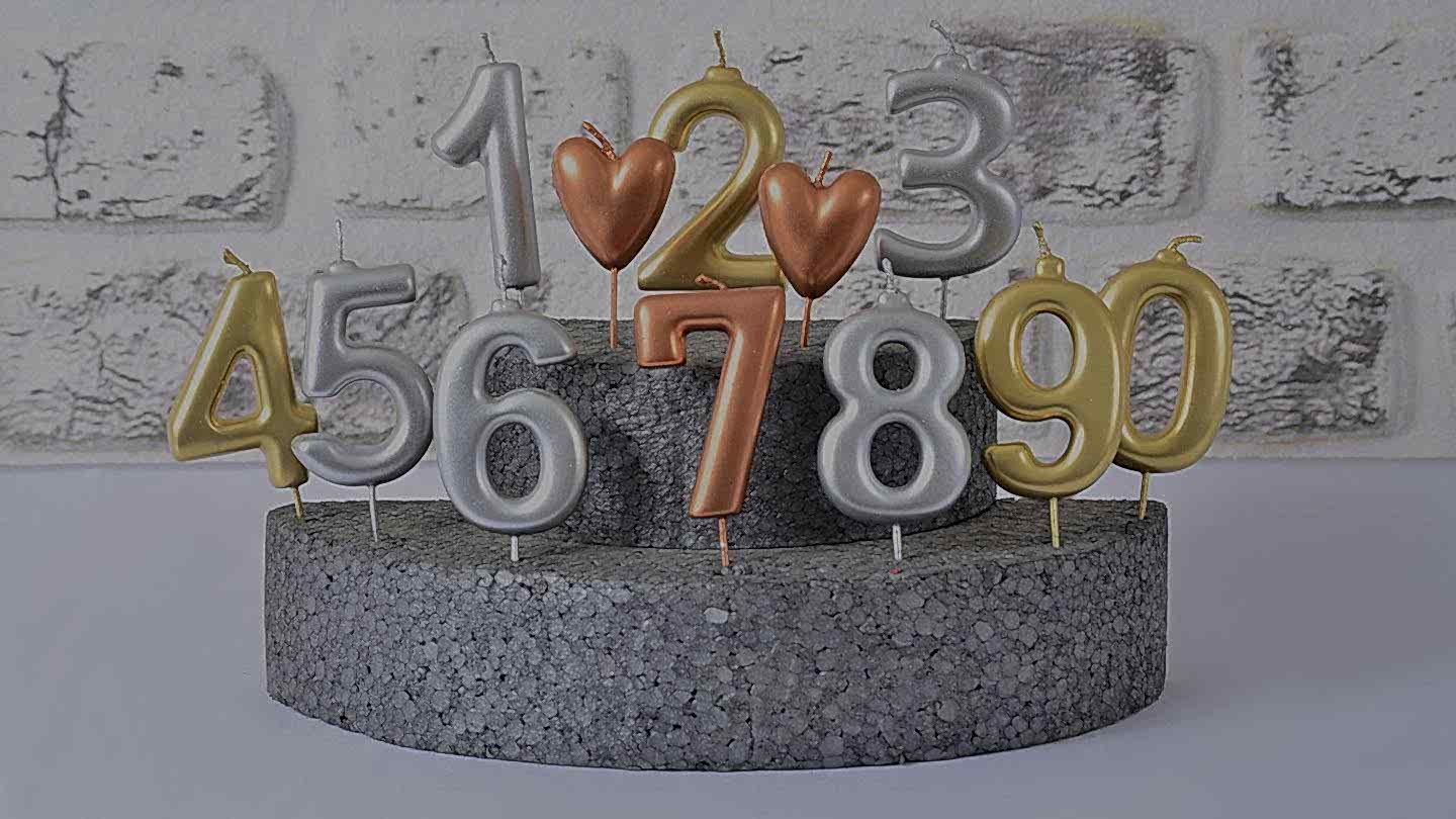 Metalize Rakam Mumlar